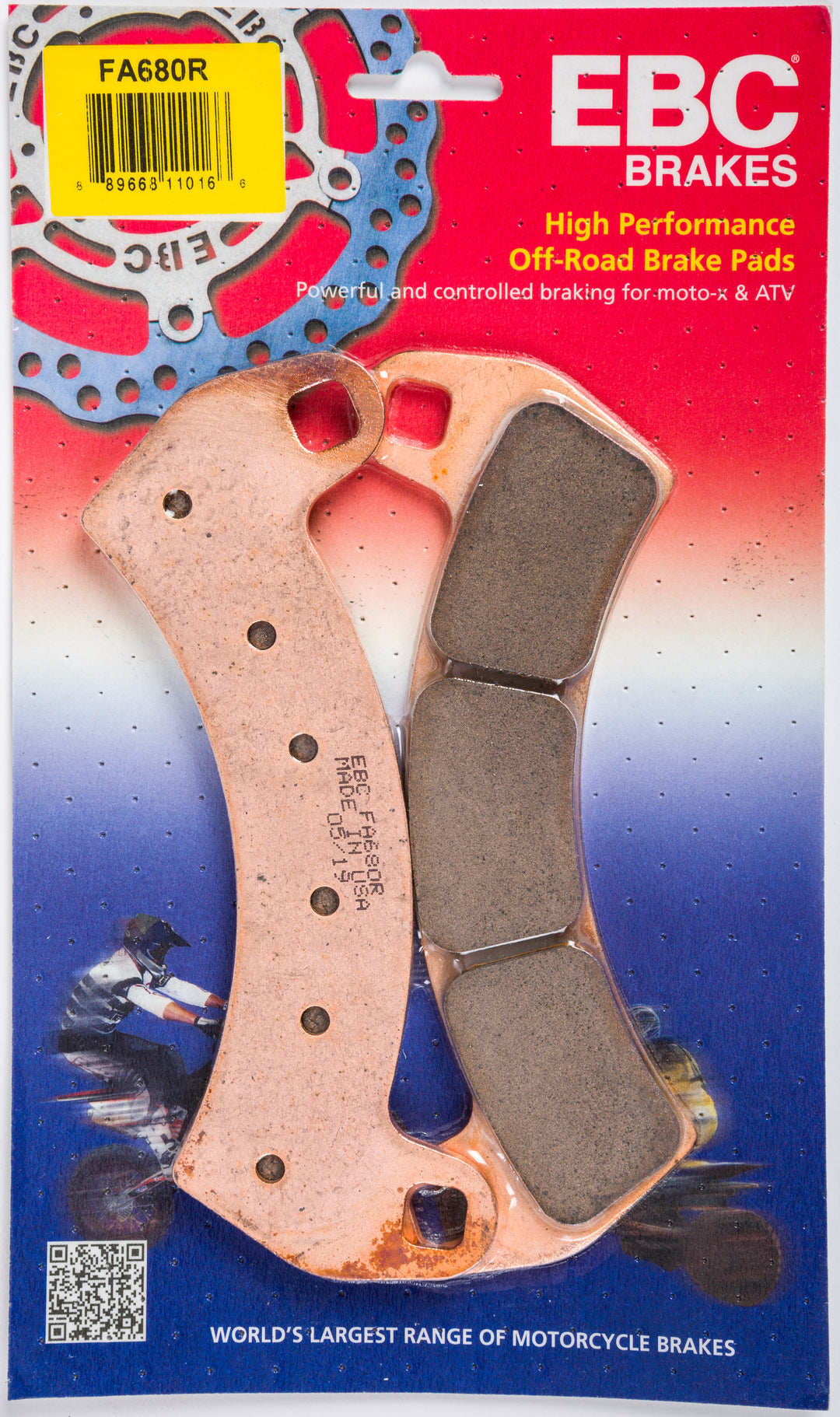 EBC Standard Brake Pads FA680R Sintered R