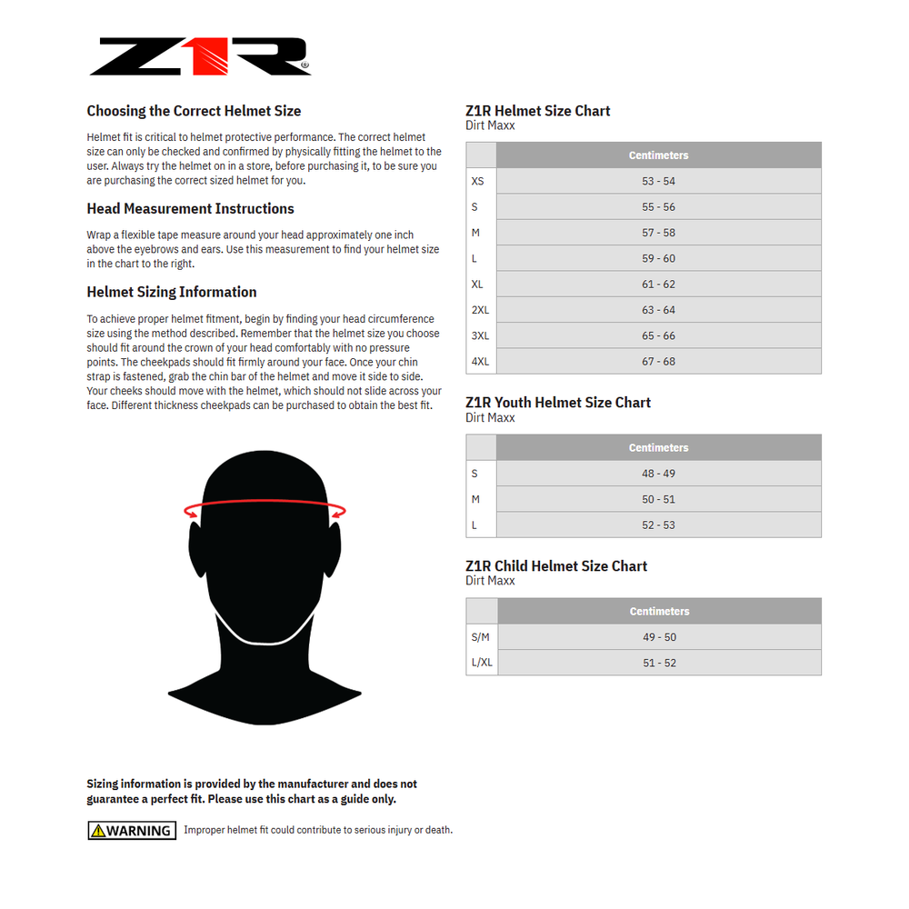 Z1R Dirt Maxx Monogram Helmet