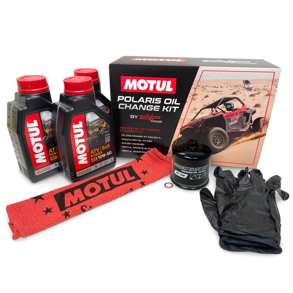 EVP Motul¬Æ Oil Change Kits, Polaris RZR Pro XP, XP Turbo/S & Ranger XP 1000