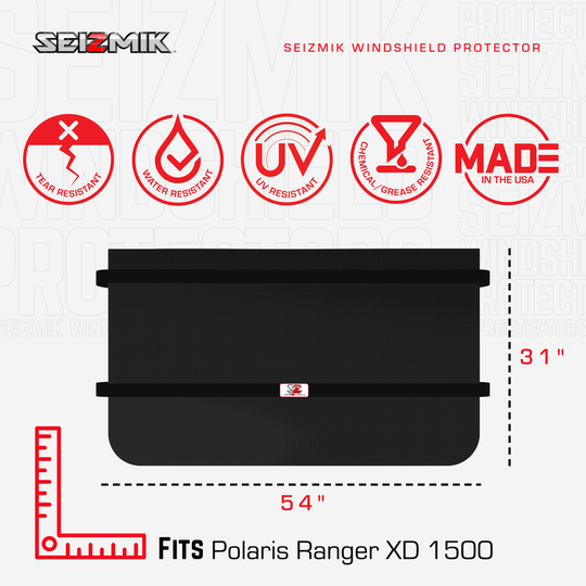 Seizmik UTV Windshield Cover / Protector - Polaris