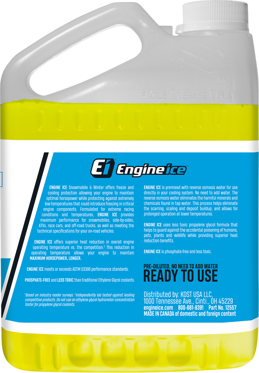 ENGINE ICE Premixed Coolant - Snow & Winter - 64 US fl oz.