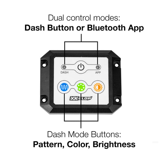 XK Glow XKchrome Dual Mode Dash Control