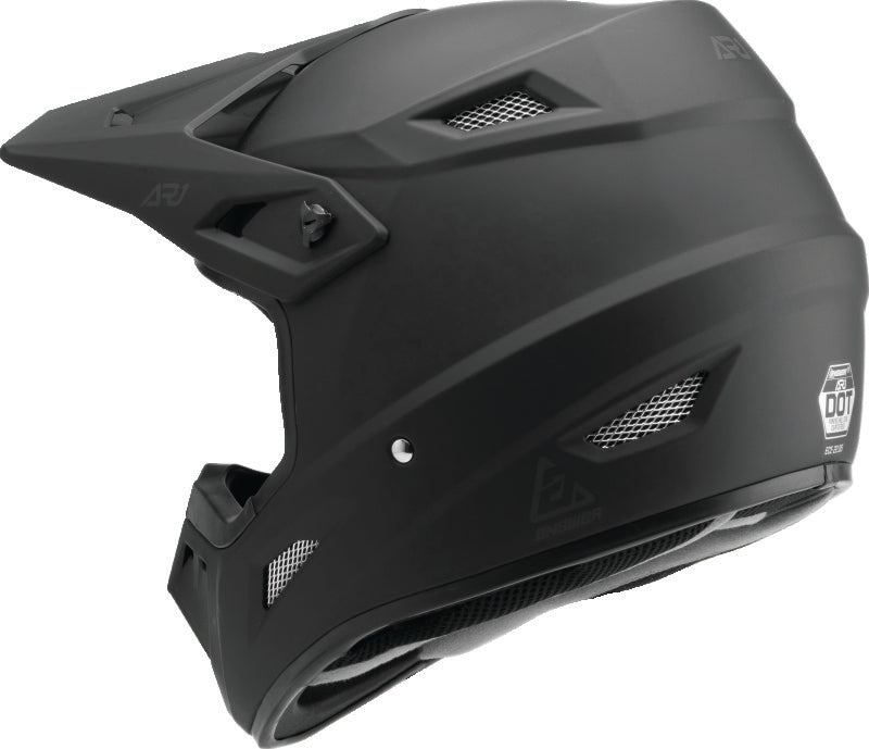Answer AR1 Solid Helmet Matte Black Youth
