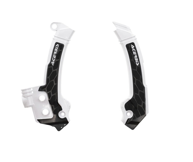 Acerbis X-Grip Frame Guards - 23+ Husq FC/FX/TC/FE/TE - Wht/Blk