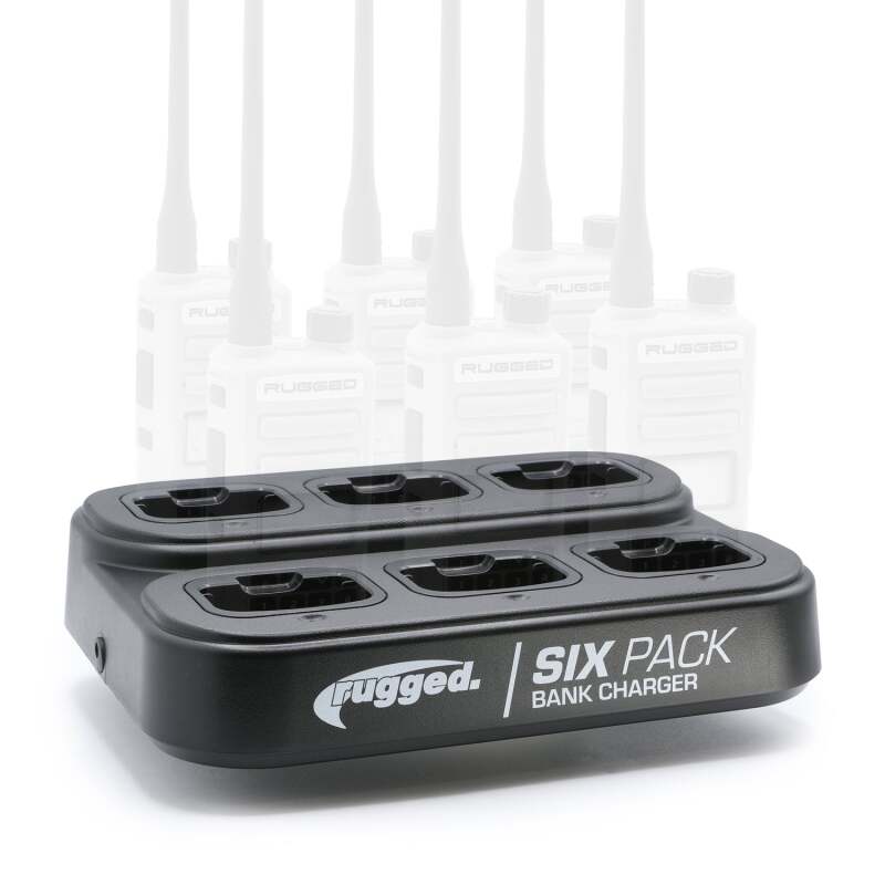 Rugged Radios 6-Pack Bank Charger for R1 Handheld Radios