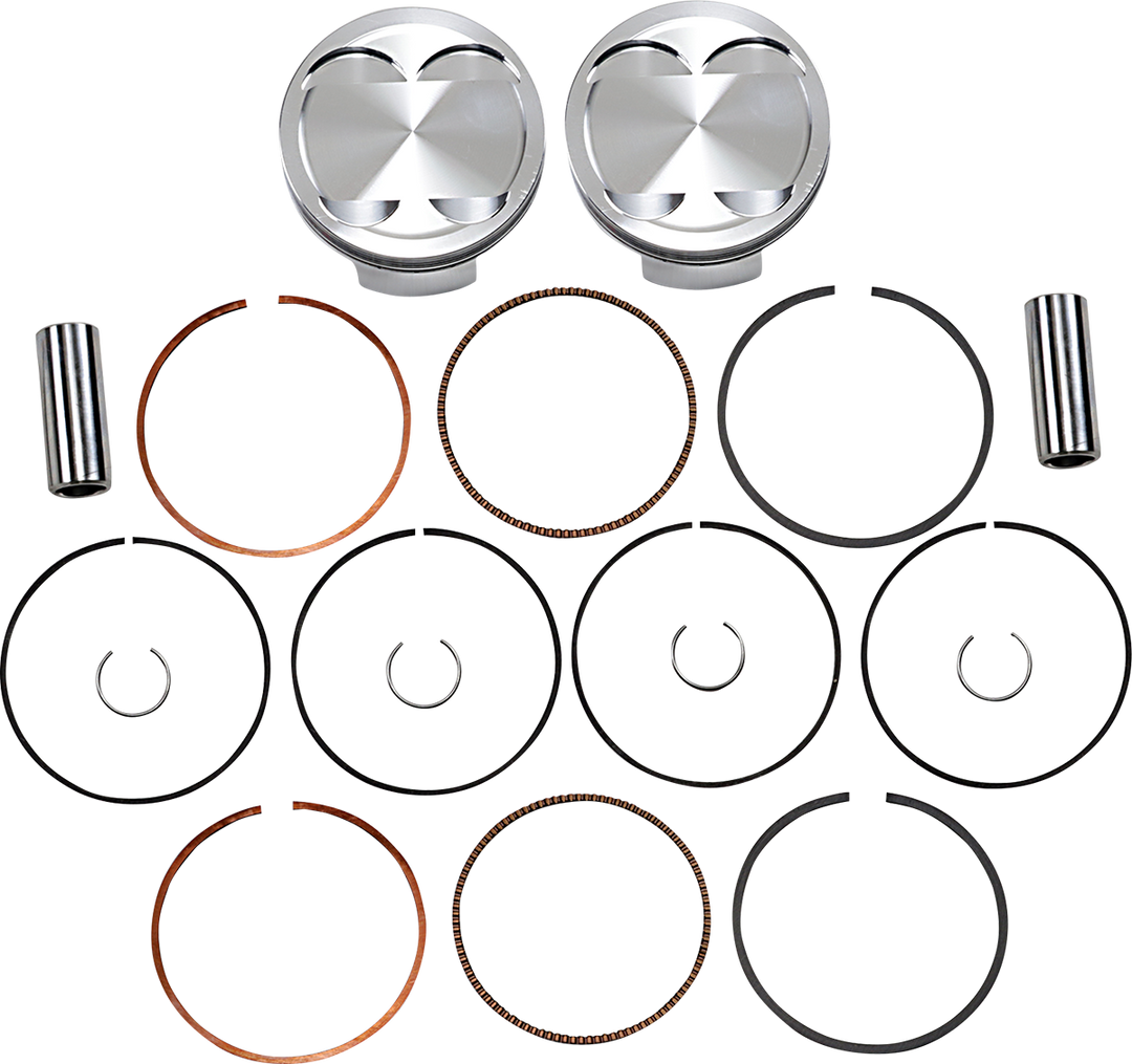 JE Pistons Piston Kit - Suzuki SV 650 99-10 / DL650 07-09/11 - 83.00 mm 13.0:1 CR