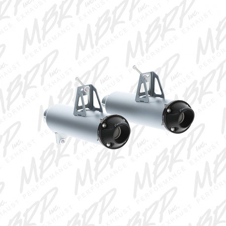 MBRP Performance Muffler Dual System Black TIP