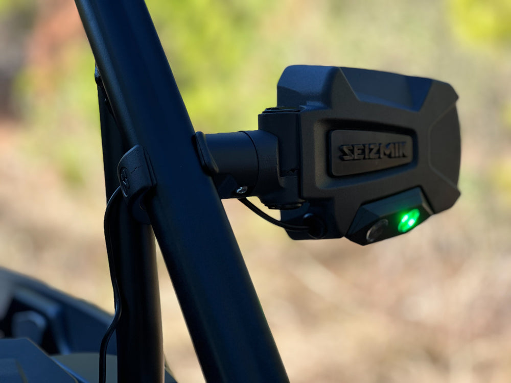 Seizmik Pursuit Night Vision LED Side Mirrors - Pair - 1.75 to 2 in Round Tube ROPS