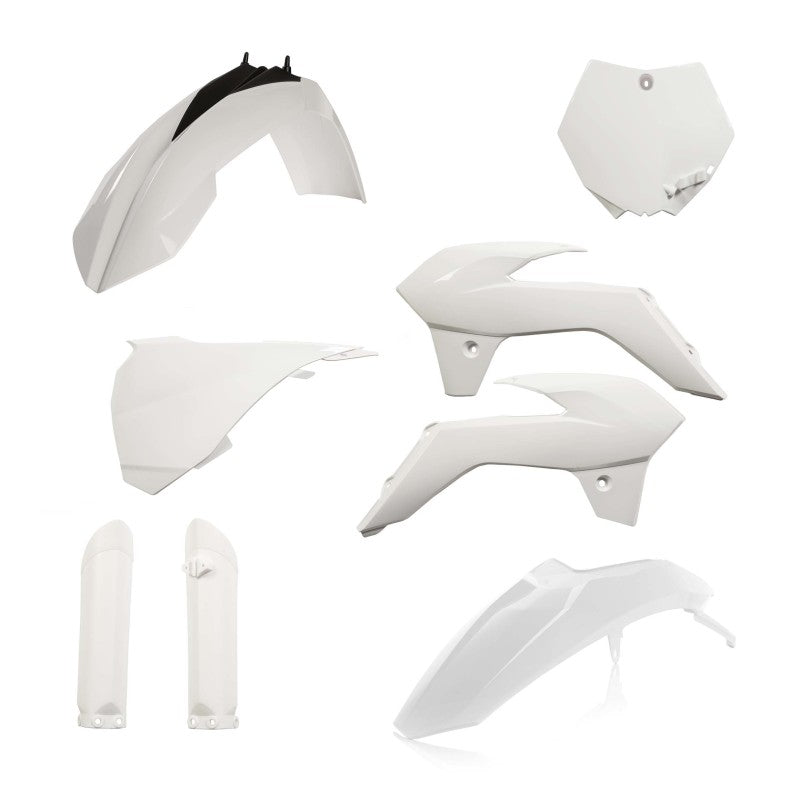 Acerbis Plastic Kit - 13-17 KTM SX85 (No Side Panels) - White
