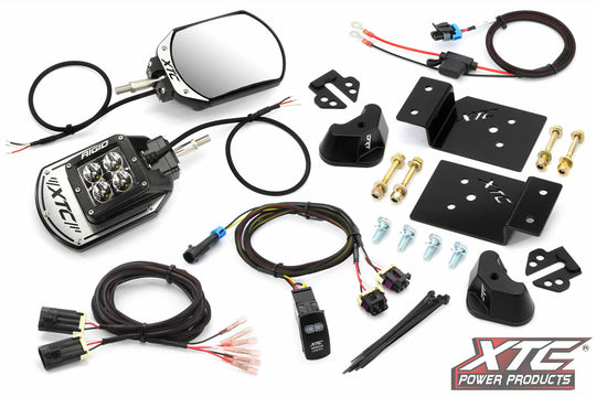 XTC SIX12 Lighted Side Mirror Vehicle Kit - Kawasaki