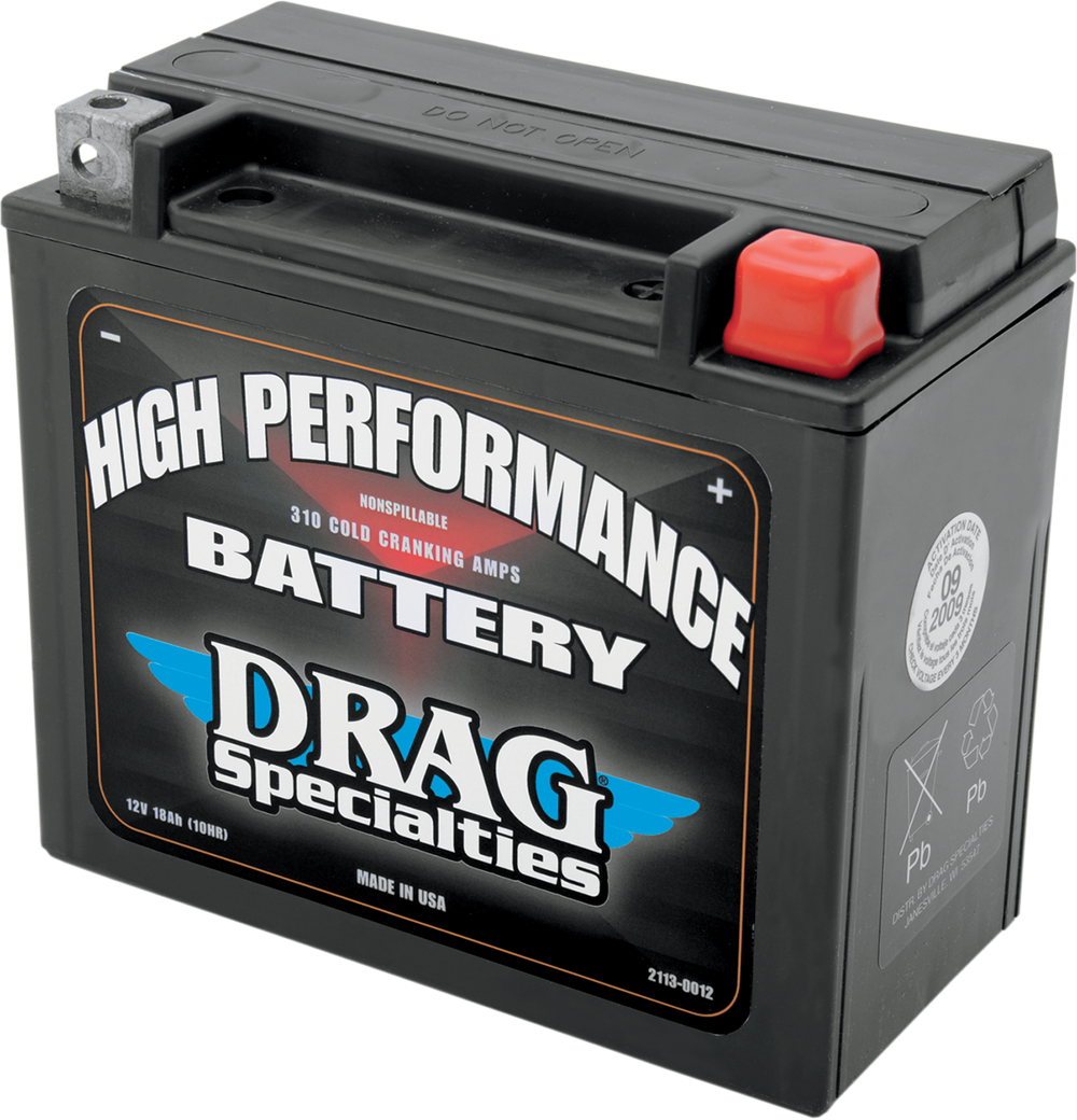 Drag Specialties High Performance Battery YTX14 - Yamaha Raptor 660R and More