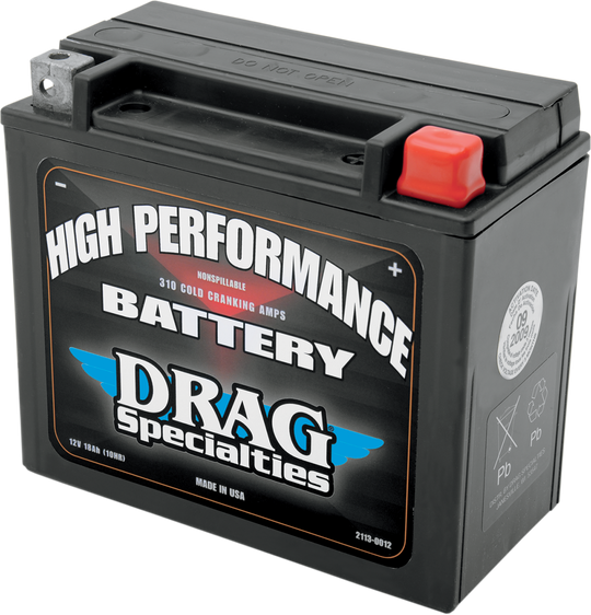 Drag Specialties High Performance Battery YTX14 - Yamaha Raptor 660R and More
