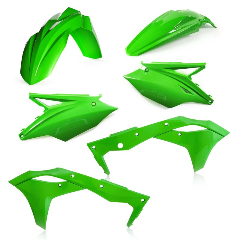Acerbis Plastic Kit - 2018 Kaw KX250F / 19-20 KX250 - Green