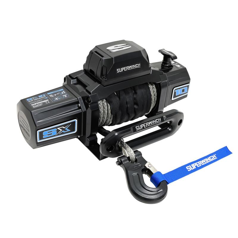 Superwinch SX10SR Synthetic Rope Winch - Semi Gloss Black