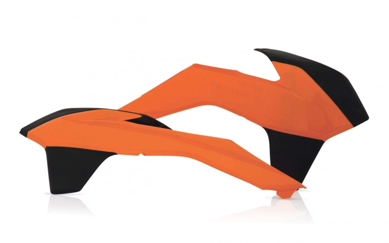 Acerbis Radiator Shroud - 13-16 KTM SX/SX-F/XC-F/EXC - Orange/Blk