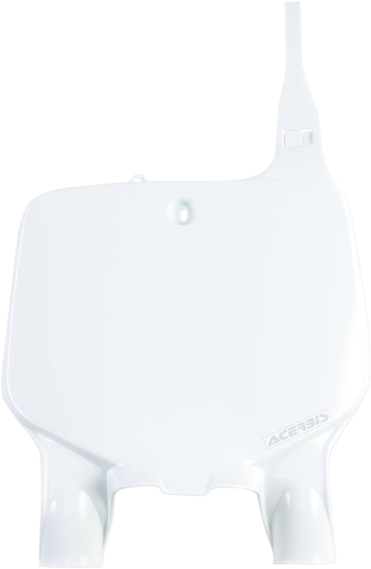Acerbis Front Number Plate White - Kawasaki KX125 1996-2002