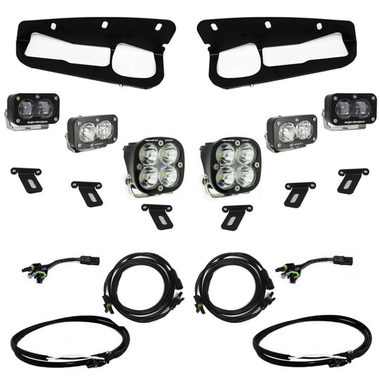 Baja Designs LED Light Kit - 2021-2022 Ford Bronco w/Steel Bumper w/Upfitter