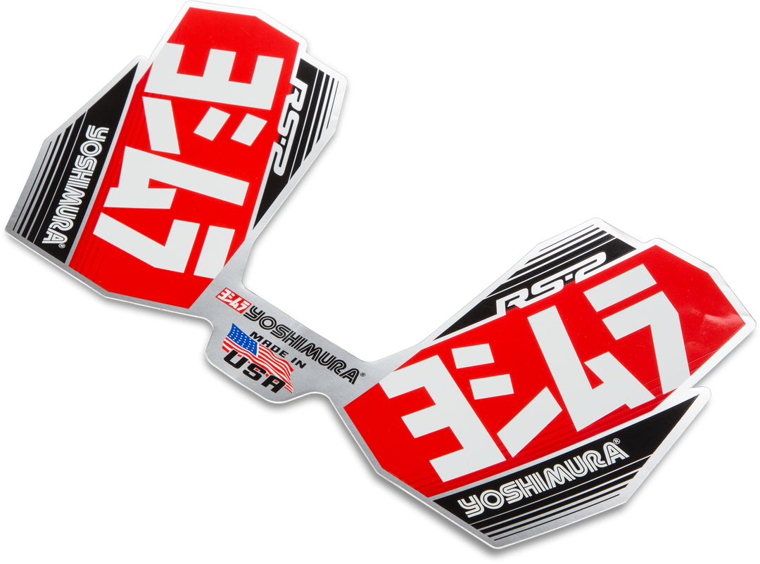 Yoshimura Muffler Logo Decal RS-2 Off-Road - 961-9075