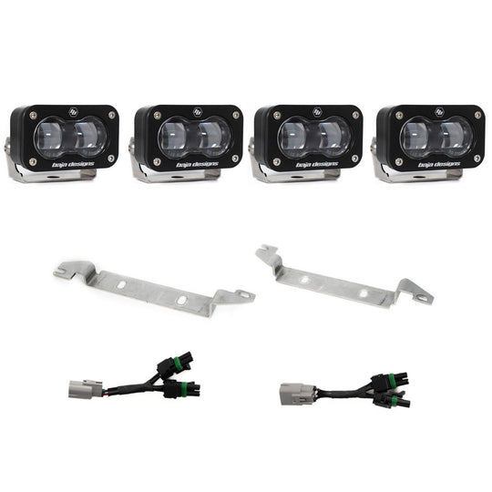 Baja Designs S2 SAE Fog Pocket Kit - 2024+ Toyota Tacoma TRD Pro, Trailhunter