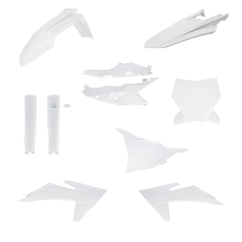 Acerbis Plastic Kit - 23-24 KTM SX/SX-F/XC/XC-F 125-450 - White