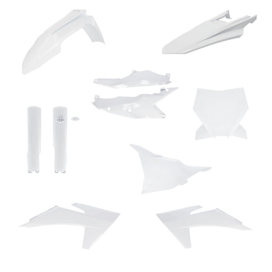 Acerbis Plastic Kit - 23-24 KTM SX/SX-F/XC/XC-F 125-450 - White