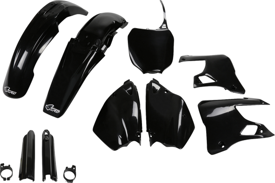 UFO Plast Body Kit Black - Yamaha YZ250 2001