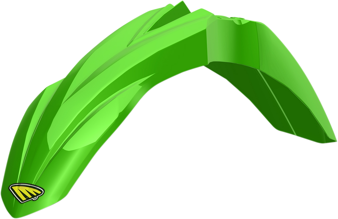 Cycra Front Fender Green - Kawasaki KX250F and More