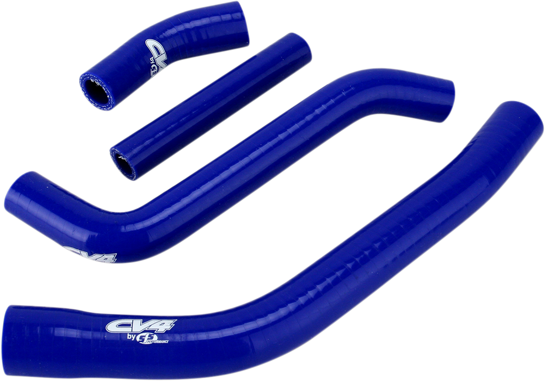 CV4 Performance Radiator Hose Kit Blue - Yamaha YZ450F 2006-2009