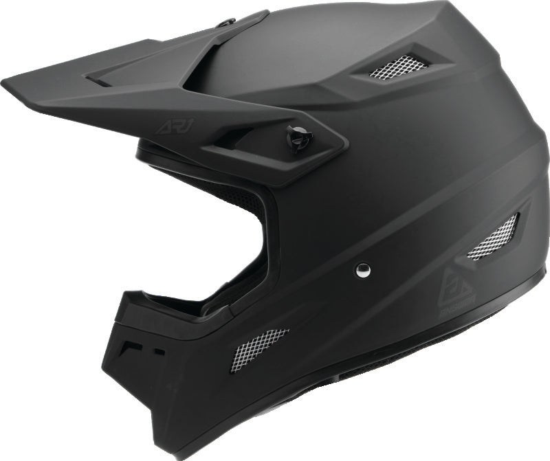 Answer AR1 Solid Helmet Matte Black Youth