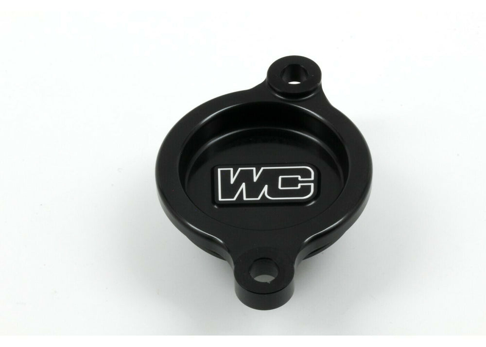 Works Connection Oil Filter Cover Black