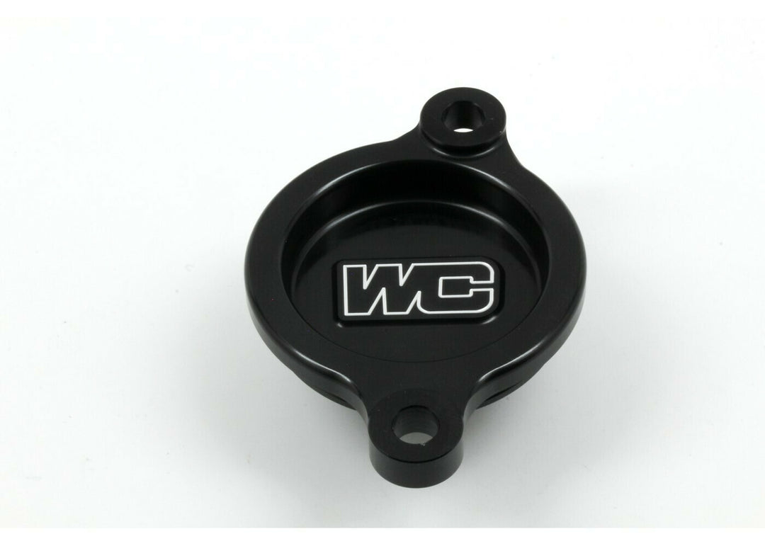 Works Connection Oil Filter Cover Black