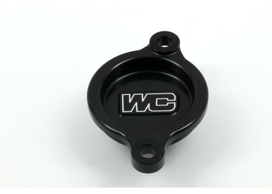 Works Connection Oil Filter Cover Black