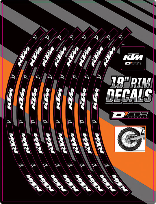 D-Cor Rim Decals 19" Rear