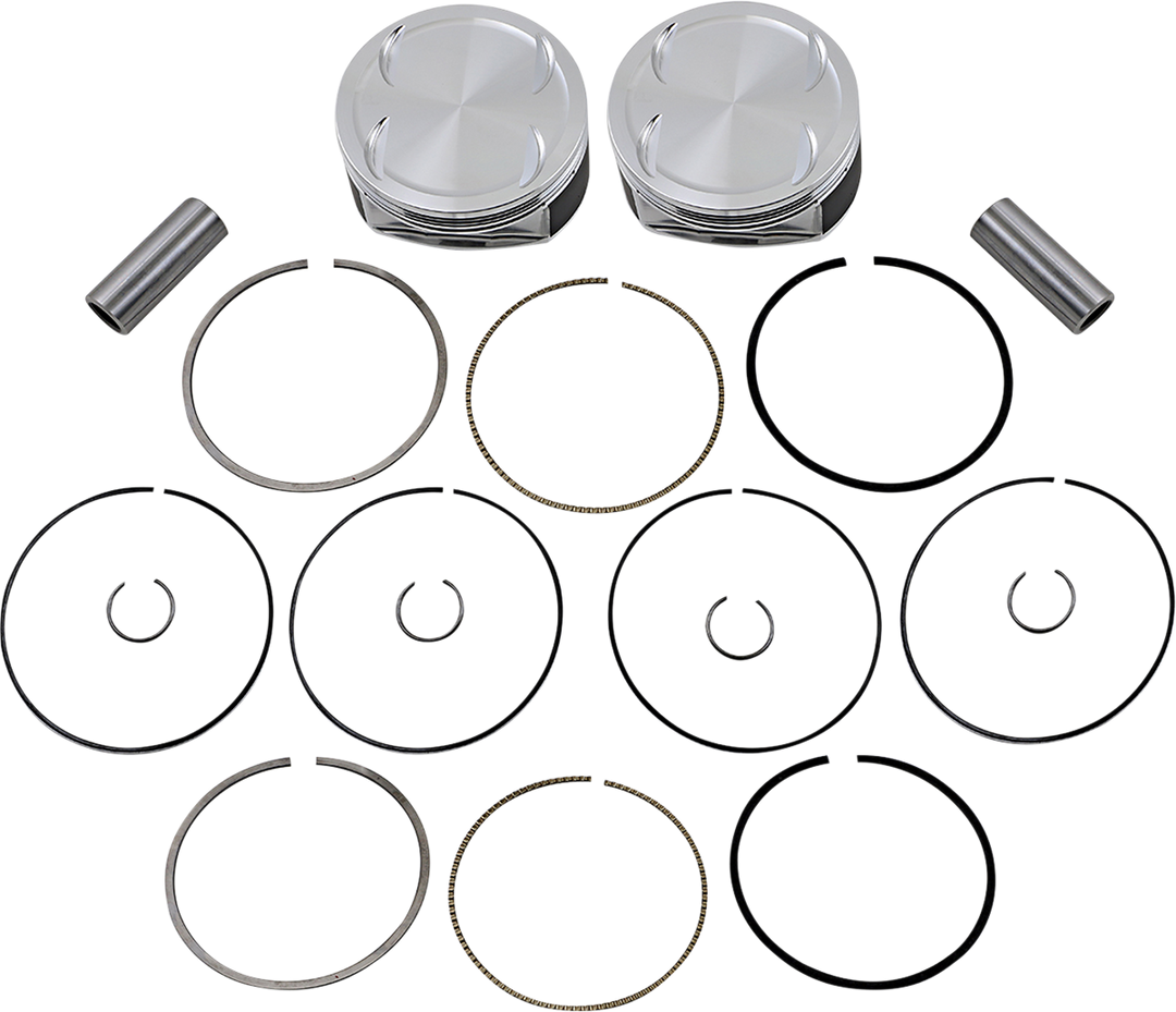 JE Pistons Piston Kit - Harley-Davidson Milwaukee-Eight 107 - 4.25" Bore +0.313" Oversize 107" M8