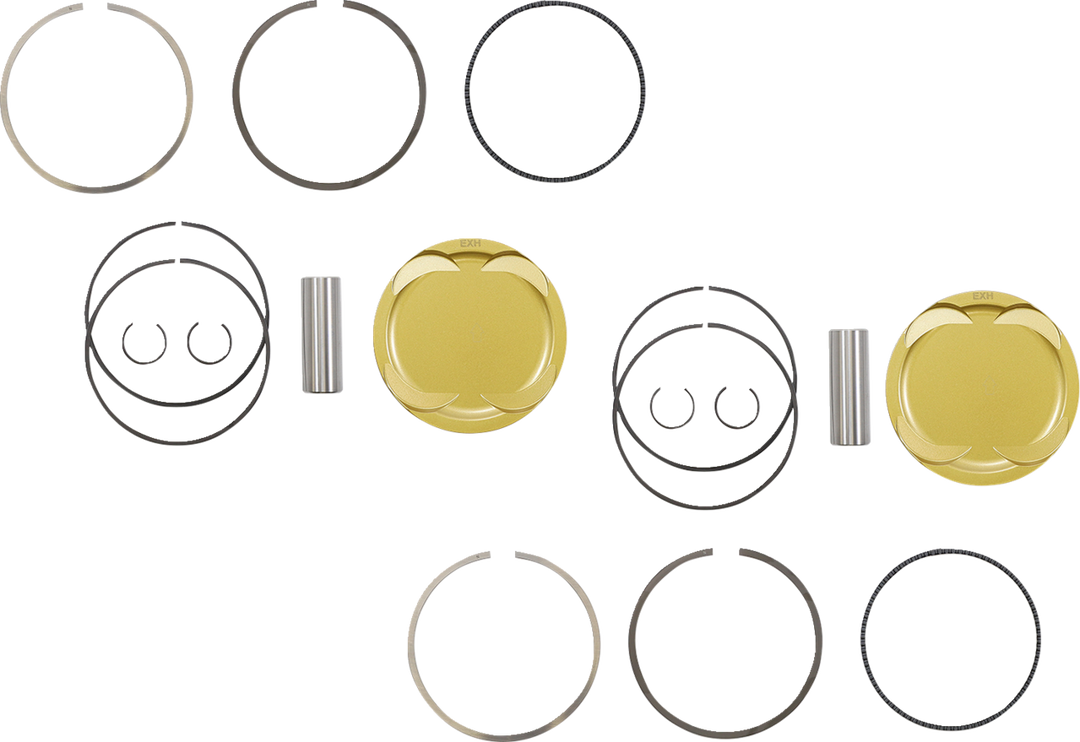 JE Pistons Ultra Series Piston Kit - Polaris RZR XP 900 - 93.00 mm 9.5:1 CR