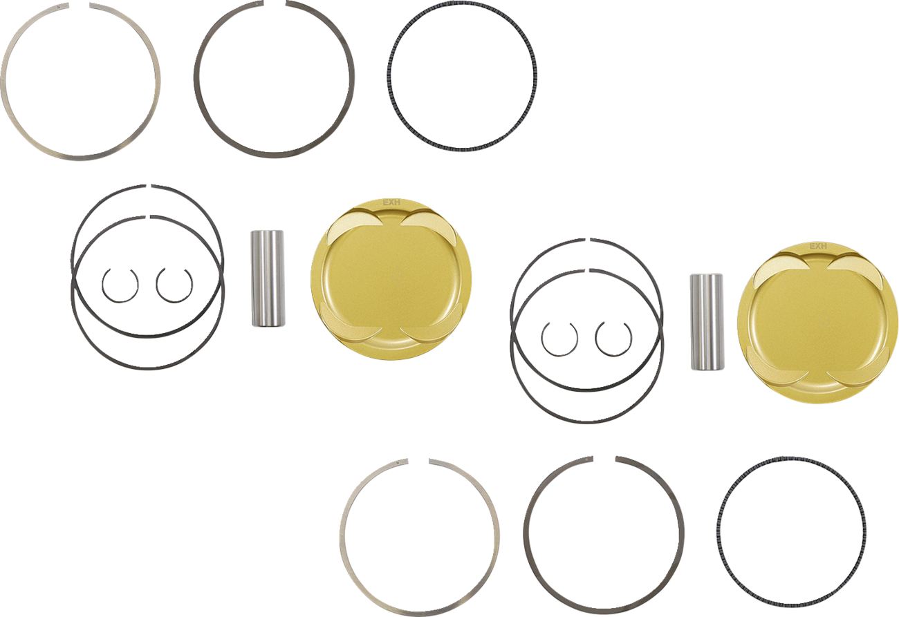 JE Pistons Ultra Series Piston Kit - Polaris RZR XP 900 - 93.00 mm 9.5:1 CR