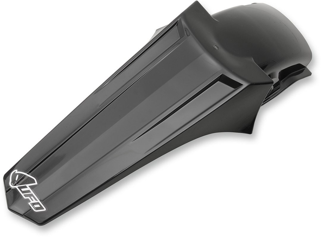 UFO Plast Restyled Rear Fender Black - Suzuki RM85 2001-2023