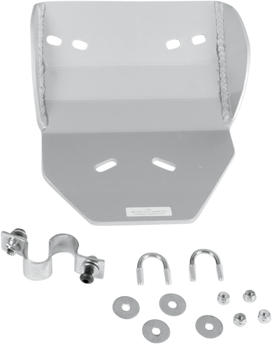 Moose Racing Skid Plate Silver - Yamaha YZ85 2002-2025