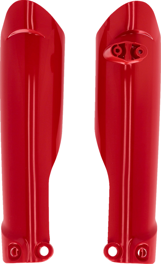 Acerbis Fork Cover Lower Red - KTM 50 SX and More