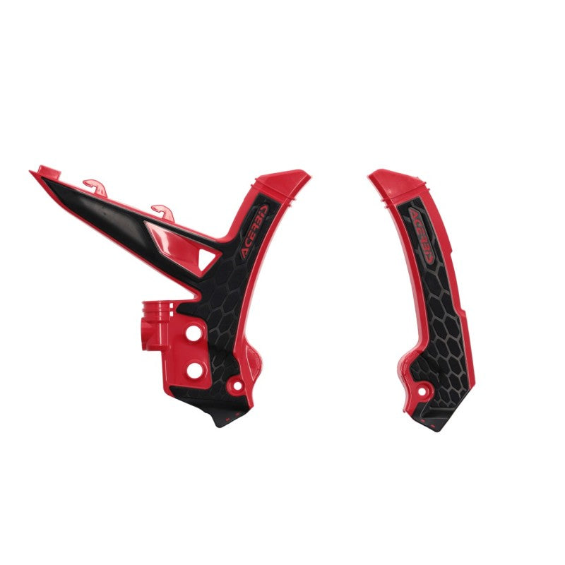 Acerbis X-Grip Frame Guards - 2024 GG MC/EC/EX 250/300 - Red/Blk