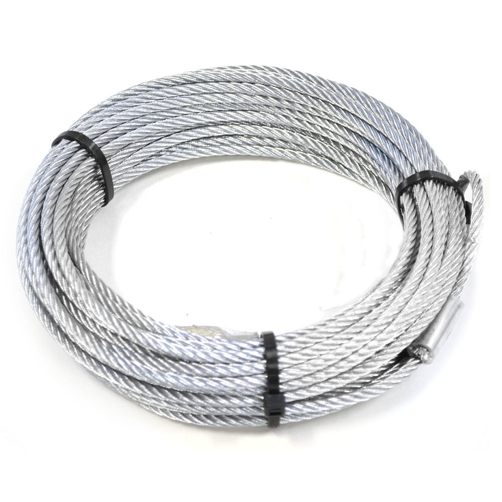 Warn Replacement Wire Rope 3/16 in x 50 ft - Steel Drum Winches