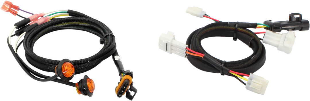 XTC Self-Canceling Turn Signal Kit with Billet Lever - Kawasaki