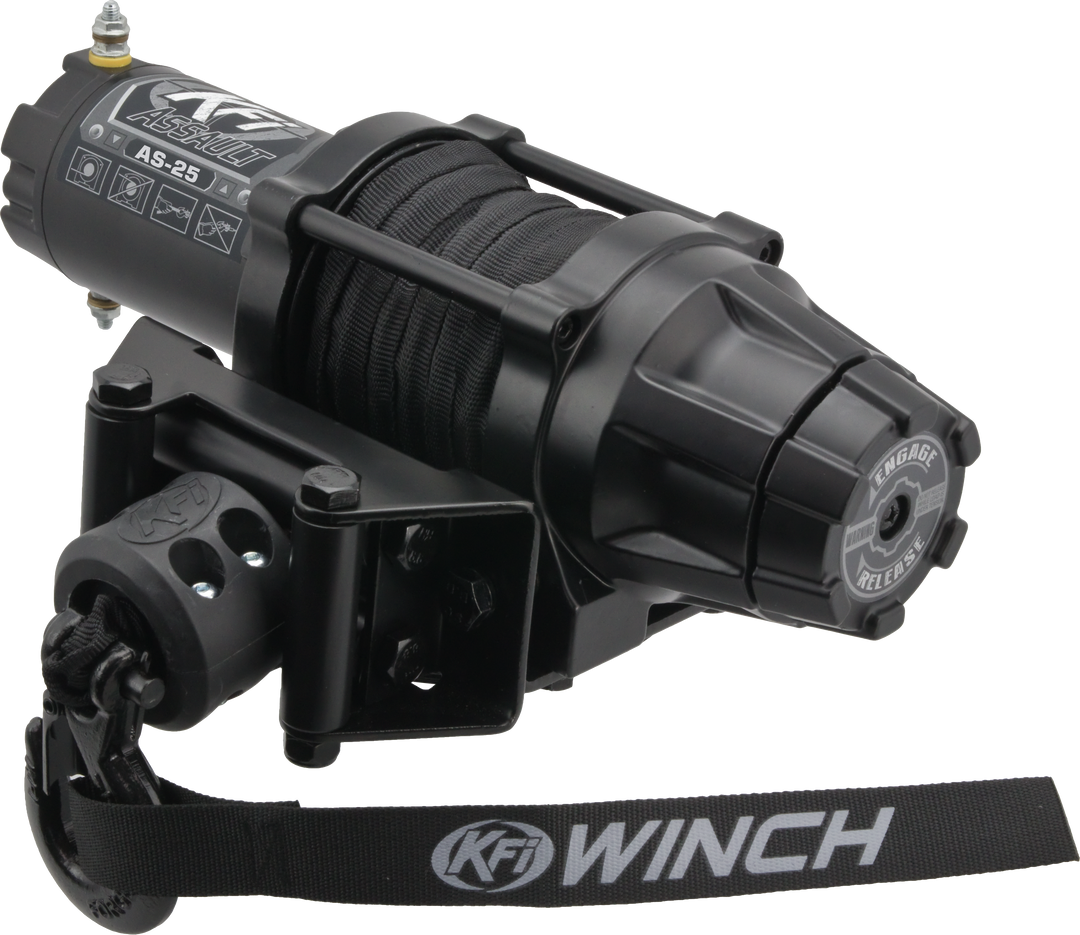 KFI AS-25 2500 lb Winch - Synthetic Rope - ATV / UTV