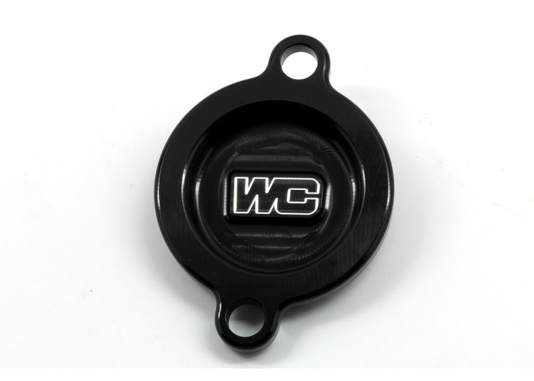 Works Connection Oil Filter Cover Black