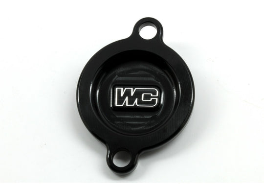 Works Connection Oil Filter Cover Black