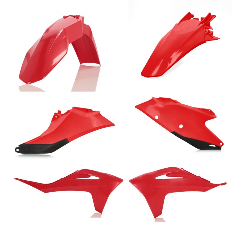 Acerbis Plastic Kit - 21-23 GasGas EC250/300/250F/350F - Red