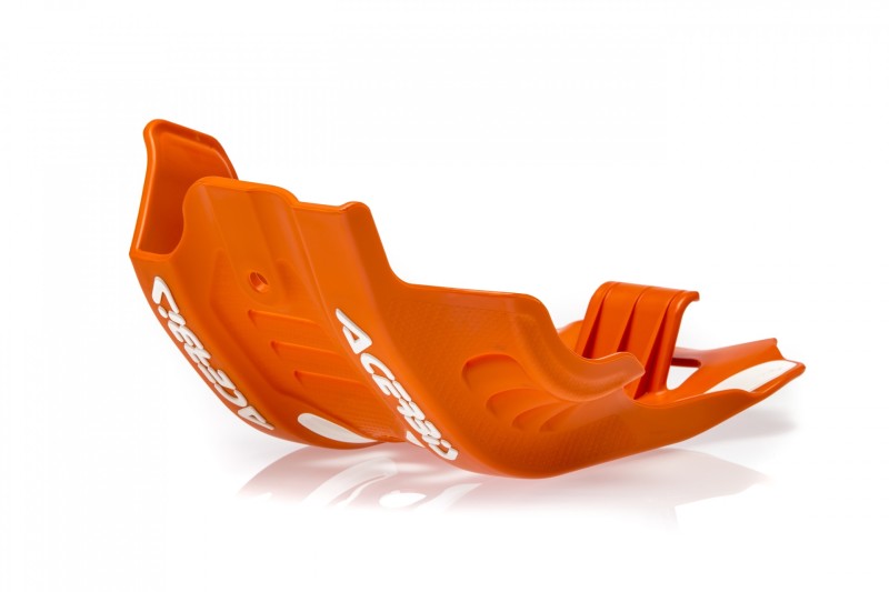 Acerbis Skid Plate - 20-23 KTM EXC-F500 / XCF-W500 - Orange/White