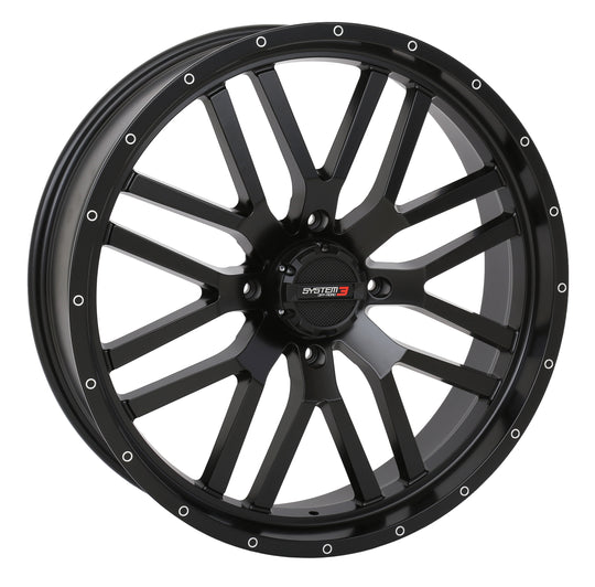 System 3 ST3 Wheels 22x7 4+2.5 (+10MM) 4 Black