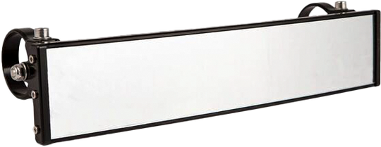 Axia Alloys 12 in Wide Panoramic Rearview Mirror - Optional Tinted Sun Visor - 0.5 in Arms