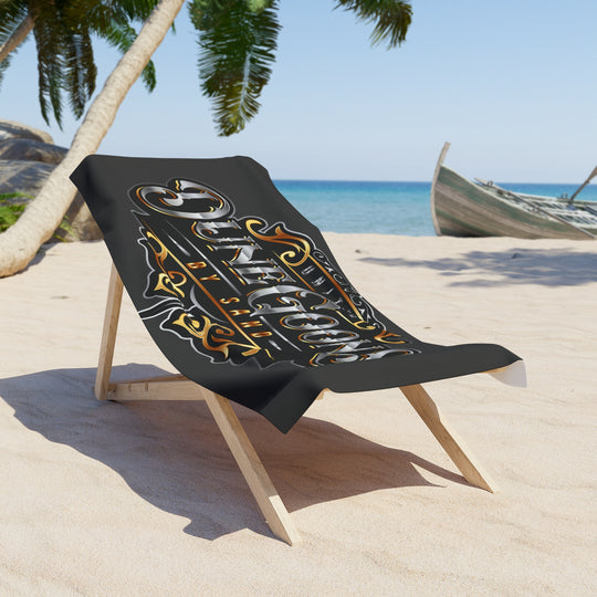Dune Goons By Sand - Bold Vintage Logo Beach Towel